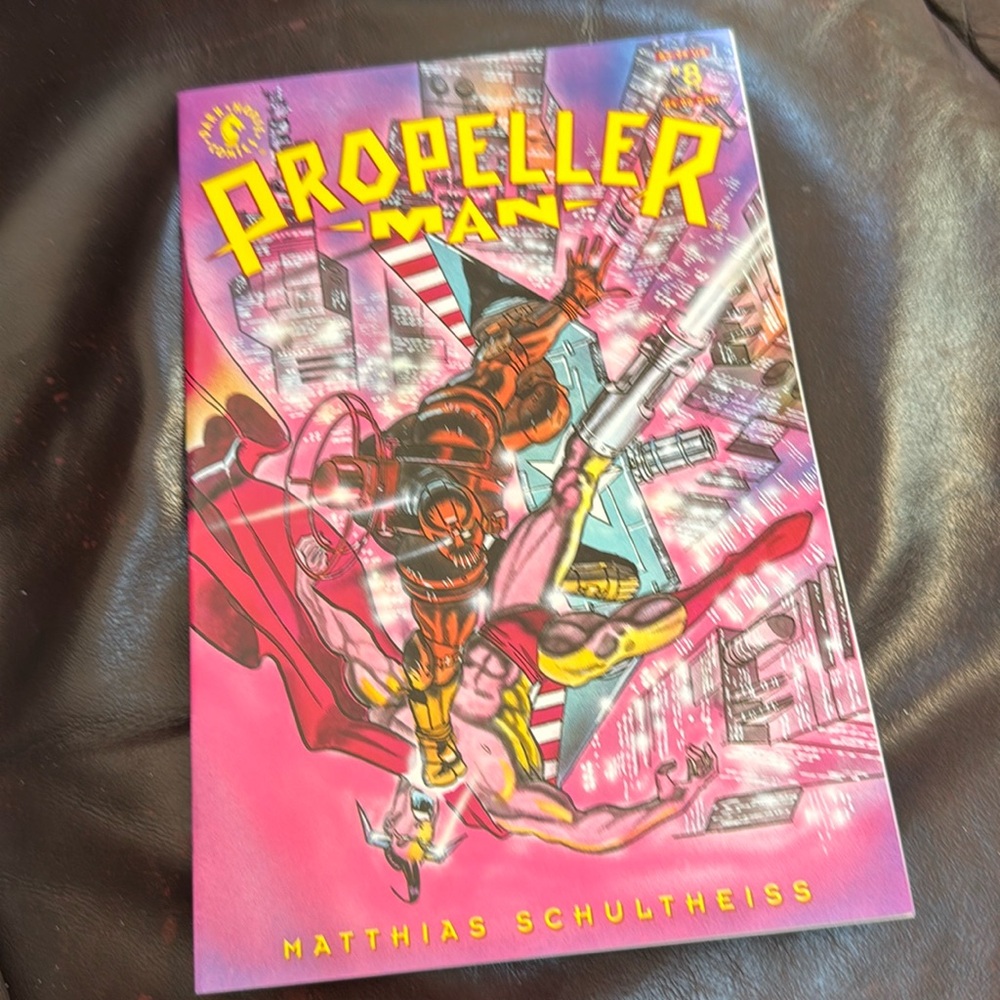 Propeller Man Comic Book with trading cards, part 8, 1994